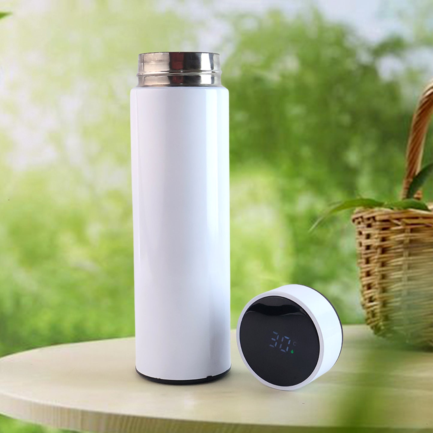 White Vacuum Insulated Water Bottle (1 Pc 500ml)