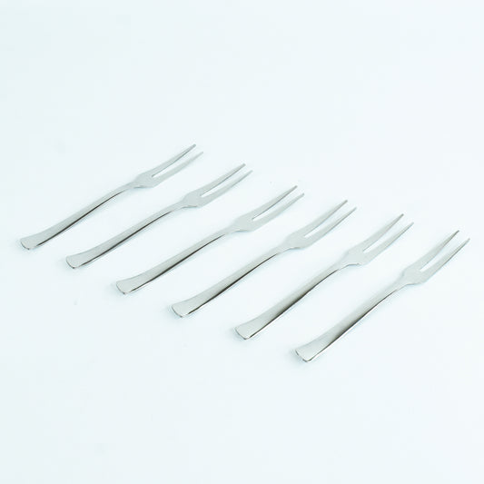 Apex 6 In 1 Stainless Steel Fruit Fork (1 Set)