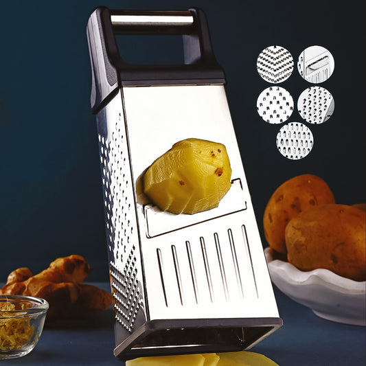 Apex 5-in-1 Master Stainless Steel Multipurpose Slicer And Grater