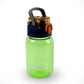 Green Leak-proof Portable Fruit Infuser Water Bottle Approx 600ml (1 Pc)
