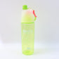 Plastic Dual Function Sports Water Bottle With Built-in Mist Spray And Leakproof Cap (600ml  1 Pc)