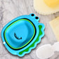 17513 Frog Shape Wash Basin Space Saving Multi Function Foldable Baby Wash Basin Easy Clean Lightweight Thicken For Washing Face For Home (3331cm  1 Pc)