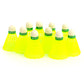 Premium Plastic Badminton Shuttlecock Set (10 Pcs)
