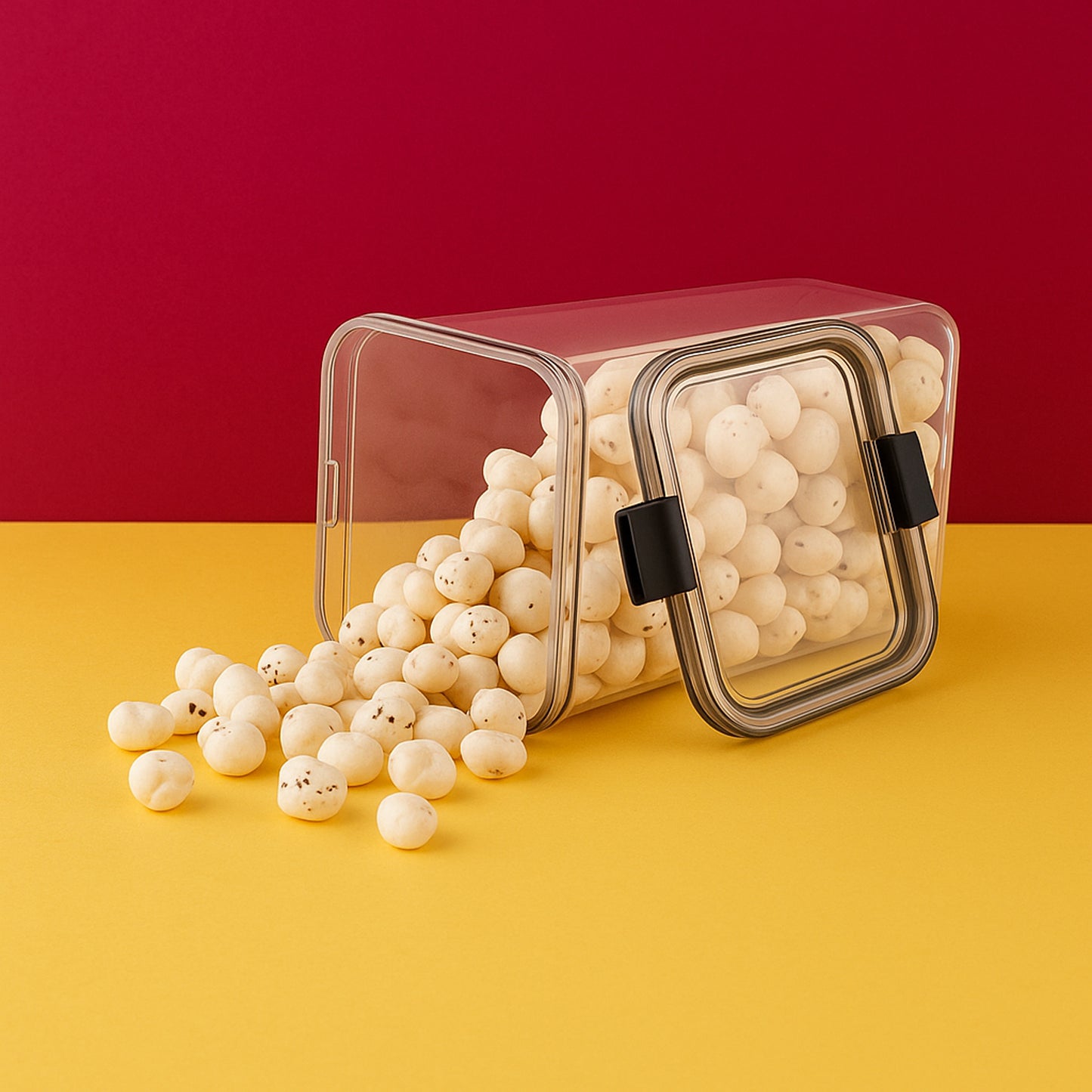 1700 Ml Airtight Lock  Lock Plastic Storage Container (1 Pc)