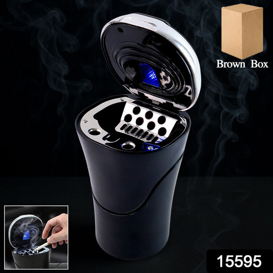 Portable Smokeless Led Car Ashtray  (1 Pc)