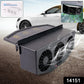 Triple Fan Solar Powered Car Exhaust Ventilation System With Usb Charging