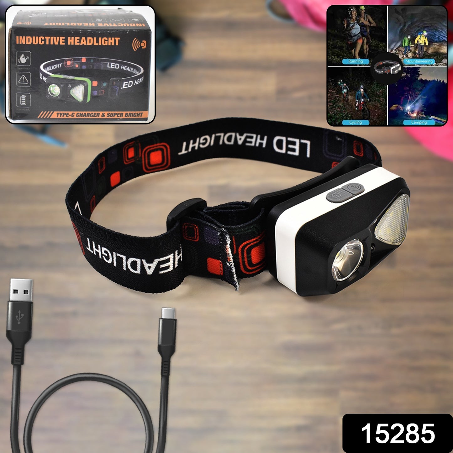 Ultra Bright Head-mounted Flashlight