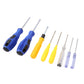 8 In 1 Hand Tool Kit Steel And Plastic Hammer Screwdriver  Tape