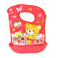 Multifunctional Waterproof Bpa Free Reusable Soft Fabric Plastic Baby Bib (1 Pc)