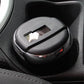 Solar Powered Led Car Ashtray With Flip Lid (1 Pc)