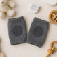 Dark Grey Toddler Wool Knit Leg Warmer (Knee Guard)