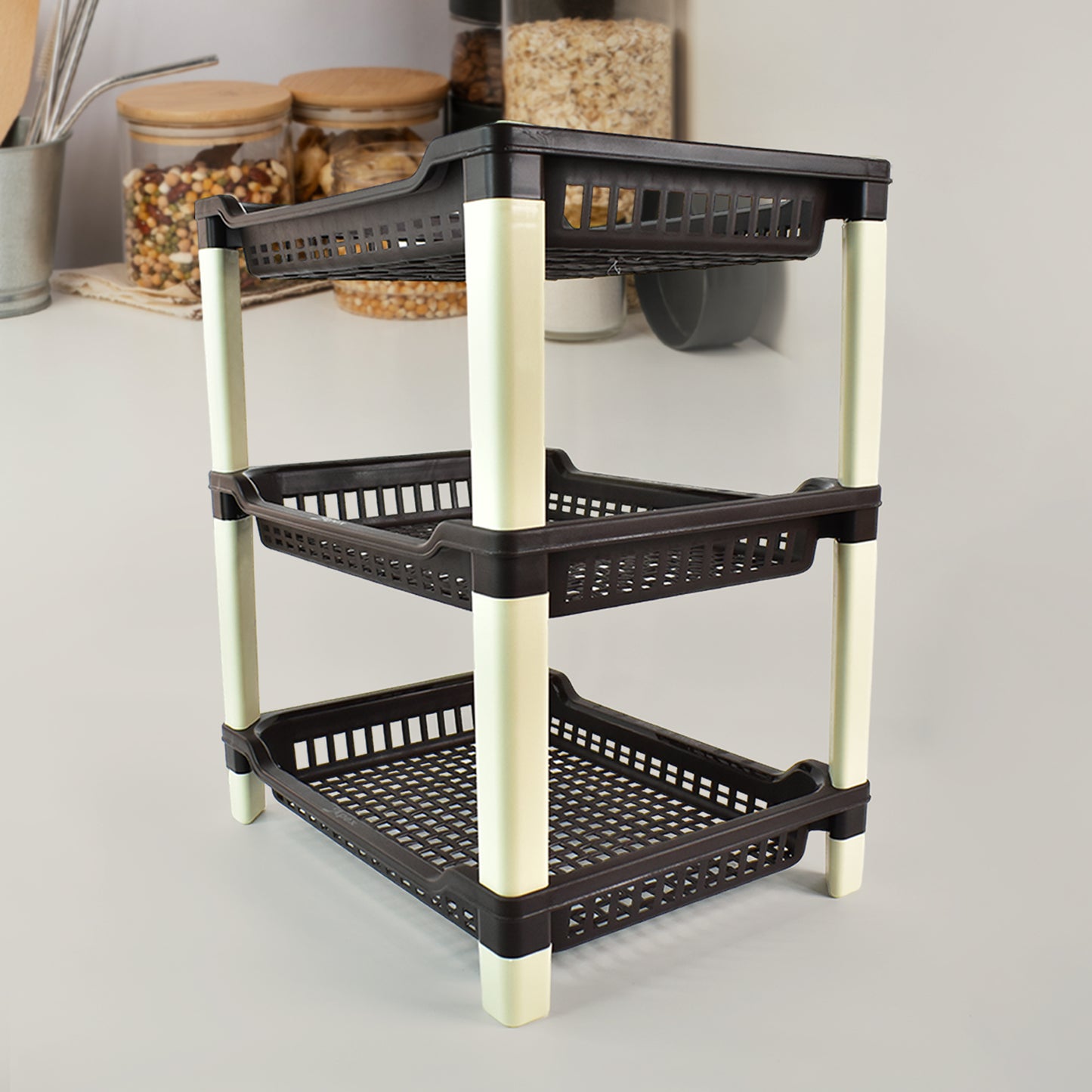 Apex Big Multi Use Plastic Storage Rack  3-tier (1 Pc)