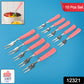 Premium Stainless Steel Fruit Fork Set  10 Pieces With Soft Non-slip Handle