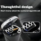 Solar Powered Led Car Ashtray With Flip Lid (1 Pc)